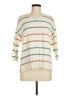MULTIPLES Stripes Ivory Pullover Sweater Size M - photo 1