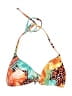 Unbranded Print Orange Swimsuit Top Size S - photo 1