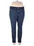 Ann Taylor LOFT Solid Blue Jeans Size 18 - photo 1