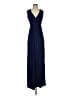 Max Studio Solid Blue Casual Dress Size S - photo 1