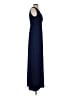 Max Studio Solid Blue Casual Dress Size S - photo 4