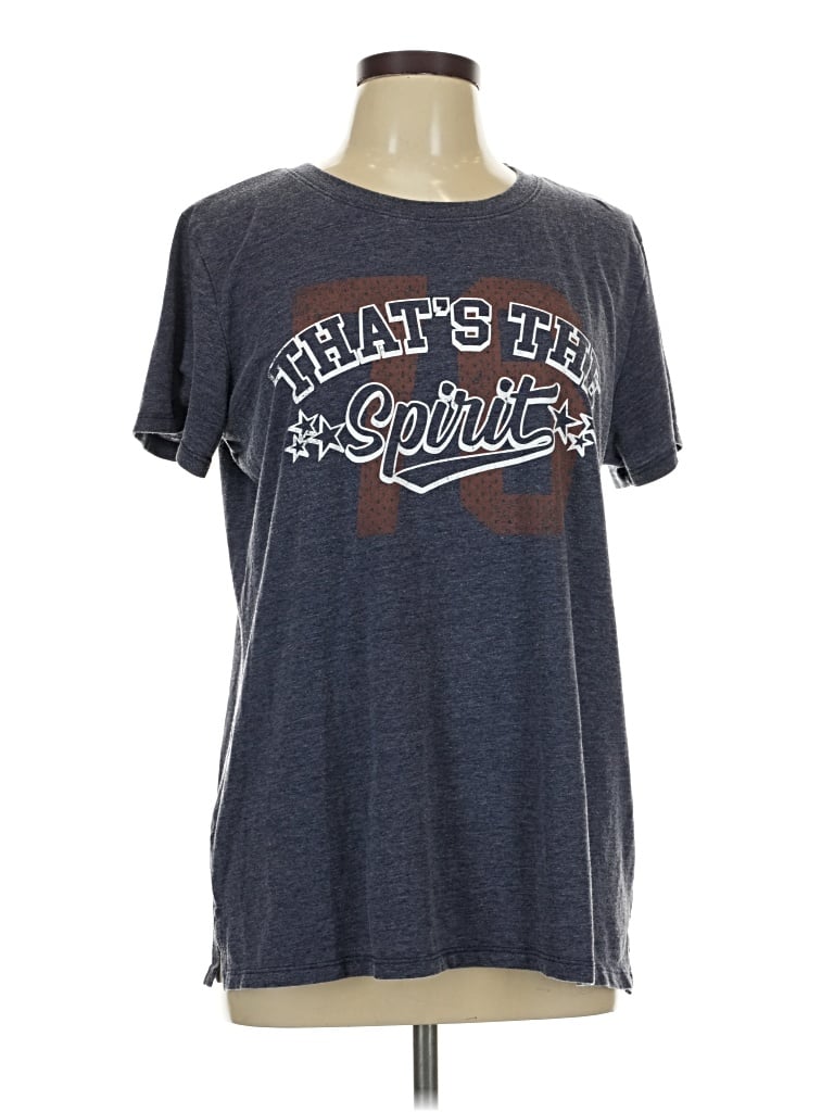 Pre-owned Maurices Short Sleeve T-shirt In Blue