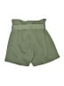 Shinestar 100% Polyester Solid Green Shorts Size L - photo 2