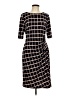 Connected Apparel Houndstooth Black Cocktail Dress Size 12 - photo 1