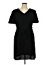 Roolee 100% Polyester Solid Black Casual Dress Size L - photo 1
