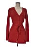 Reference Point 100% Cotton Red Cardigan Size M - photo 1