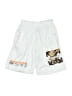 Assorted Brands 100% Polyester Graphic White Athletic Shorts Size 10 - photo 1