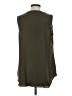 CAbi 100% Polyester Green Sleeveless Blouse Size S - photo 2