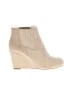 Saks Fifth Avenue 100% Leather Tan Wedges Size 11 - photo 1