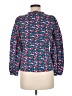 Boden 100% Cotton Blue Long Sleeve Blouse Size 8 - photo 2