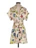 Zara Tropical Floral Ivory Casual Dress Size XS - photo 1