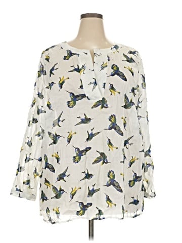 Lane Bryant 3/4 Sleeve Blouse (view 1)