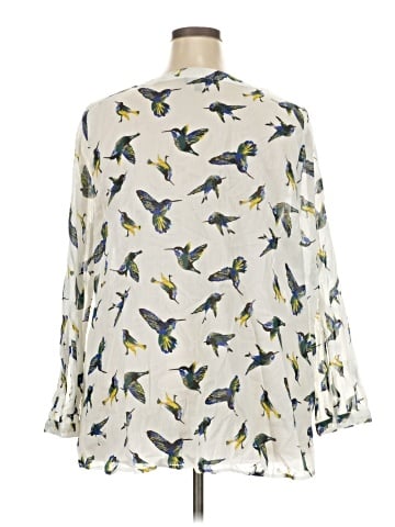 Lane Bryant 3/4 Sleeve Blouse (view 2)