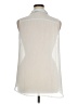 a.n.a. A New Approach 100% Polyester Ivory Sleeveless Blouse Size XL - photo 2
