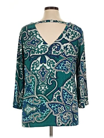 Travelers by Chico's 3/4 Sleeve Blouse (view 2)
