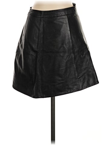 Alice + Olivia Leather Skirt (view 1)