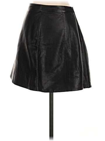 Alice + Olivia Leather Skirt (view 2)