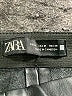 Zara Black Faux Leather Pants Size M - photo 7