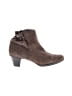 Munro American 100% Leather Brown Ankle Boots Size 10 1/2 - photo 1