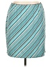 George Stripes Teal Casual Skirt Size XL - photo 1