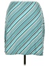 George Stripes Teal Casual Skirt Size XL - photo 2