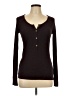 Next Brown Long Sleeve Top Size 10 - photo 1