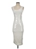 Robert Rodriguez Metallic Silver Cocktail Dress Size S - photo 1