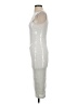 Robert Rodriguez Metallic Silver Cocktail Dress Size S - photo 5