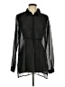BCBG Paris 100% Polyester Black Long Sleeve Blouse Size L - photo 1