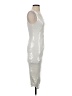 Robert Rodriguez Metallic Silver Cocktail Dress Size S - photo 4
