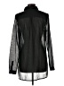 BCBG Paris 100% Polyester Black Long Sleeve Blouse Size L - photo 2