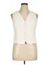 J.Crew 100% Polyester Ivory Tuxedo Vest Size 14 - photo 1