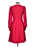 J.Crew 100% Polyester Solid Red Casual Dress Size 2 (tall) - photo 2