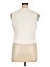 J.Crew 100% Polyester Ivory Tuxedo Vest Size 14 - photo 2