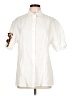 KKoncept 100% Linen White Short Sleeve Button-Down Shirt Size L (estimated) - photo 1