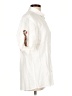 KKoncept 100% Linen White Short Sleeve Button-Down Shirt Size L (estimated) - photo 4
