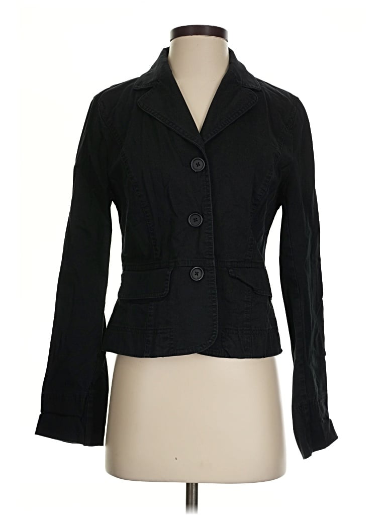 Pre-owned Ann Taylor Loft Blazer Jacket In Black