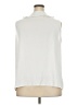 Black Label by Evan Picone 100% Polyester Ivory Sleeveless Blouse Size 2X - photo 2