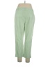 Talbots 100% Cotton Stripes Green Casual Pants Size 14 - photo 2