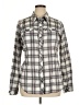 CAbi 100% Cotton Plaid Gray Long Sleeve Blouse Size XL - photo 1