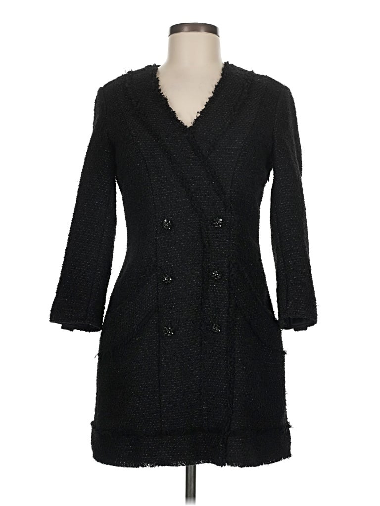 Zara Trf Casual Dress In Black