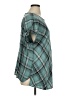 J.Jill Argyle Teal Short Sleeve Blouse Size XL - photo 4