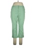 Talbots Chevron-herringbone Green Casual Pants Size 14 - photo 1