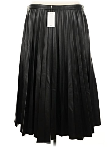 MNG Faux Leather Skirt (view 2)