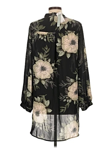 Joan Vass 3/4 Sleeve Blouse (view 2)