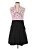 Express Design Studio Graphic Black Cocktail Dress Size 6 - photo 1