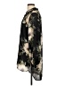 Joan Vass 100% Polyester Floral Black 3/4 Sleeve Blouse Size L - photo 5