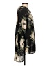 Joan Vass 100% Polyester Floral Black 3/4 Sleeve Blouse Size L - photo 4