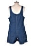 Basic Editions 100% Cotton Blue Overalls Size L - photo 2