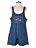 Basic Editions 100% Cotton Blue Overalls Size L - photo 1